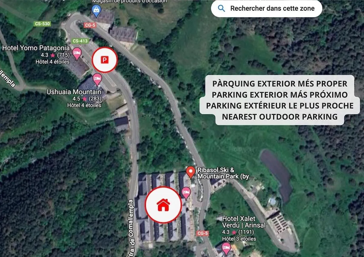 Moderno A Pie De Pistas Arinsal 4Pax, Pk Gn Apartment 0*,