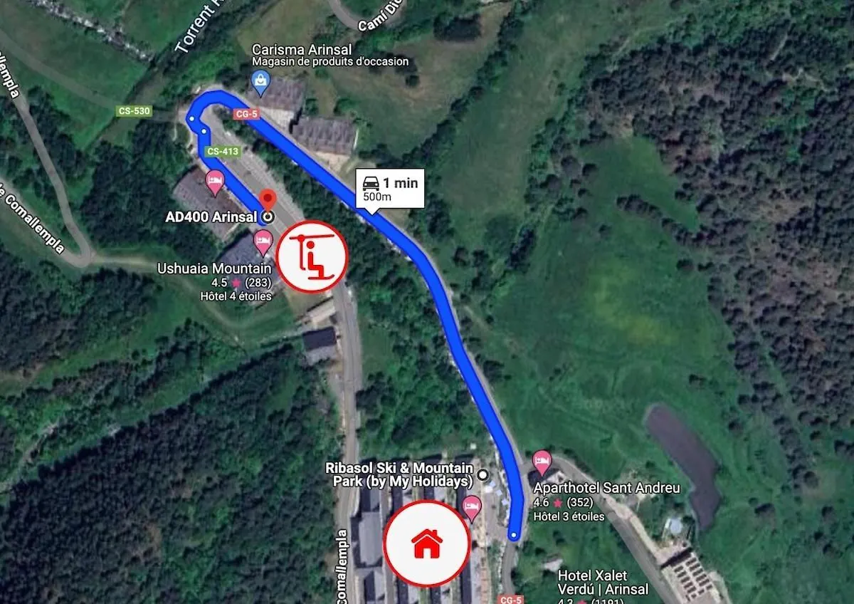 Apartmán Moderno A Pie De Pistas Arinsal 4Pax, Pk Gn